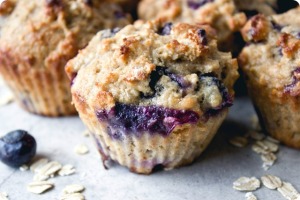 blueberry oatmeal muffin